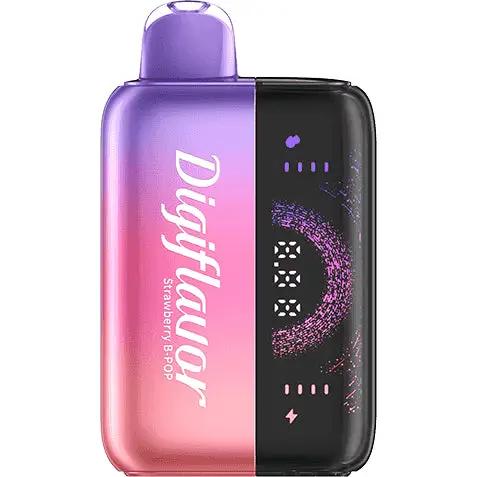 Digiflavor BRK 20000k Strawberry B-POP Disposable Vape powered by Geek Bar