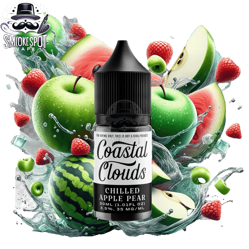 Chilled Apple Pear E-Juice 50MG Coastal Clouds bottle