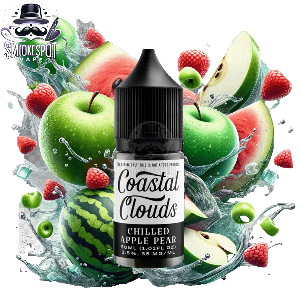 Chilled Apple Pear E-Juice 50MG Coastal Clouds bottle