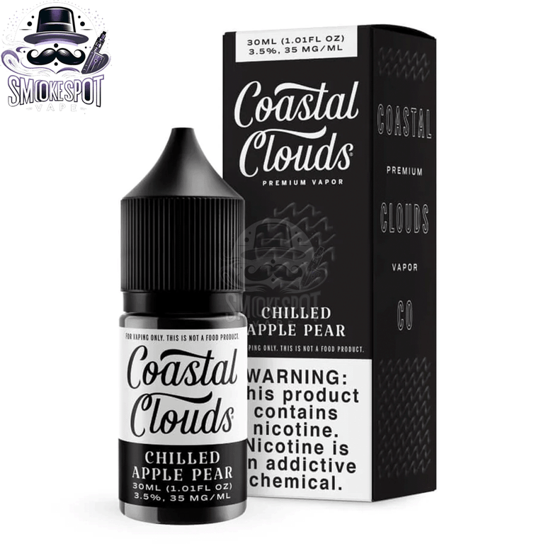 Refreshing apple and pear menthol vape juice