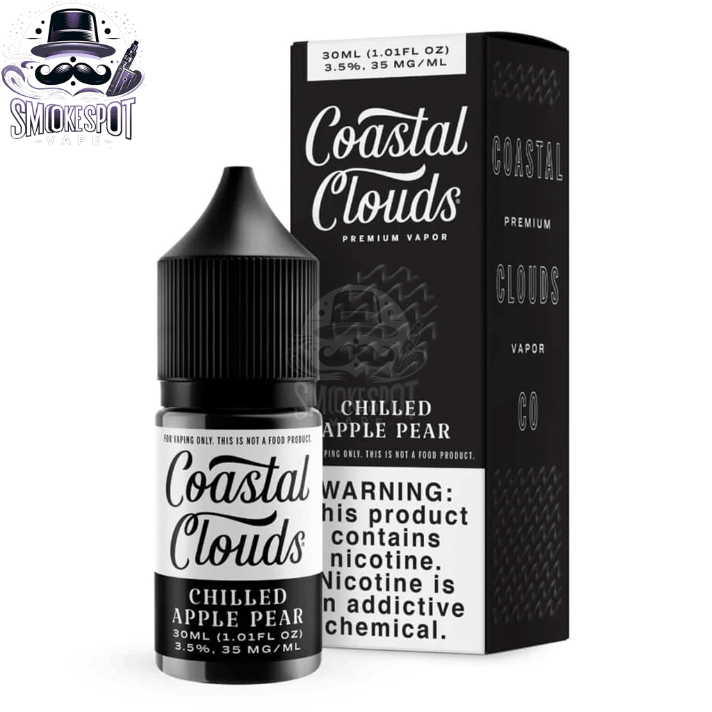 Refreshing apple and pear menthol vape juice