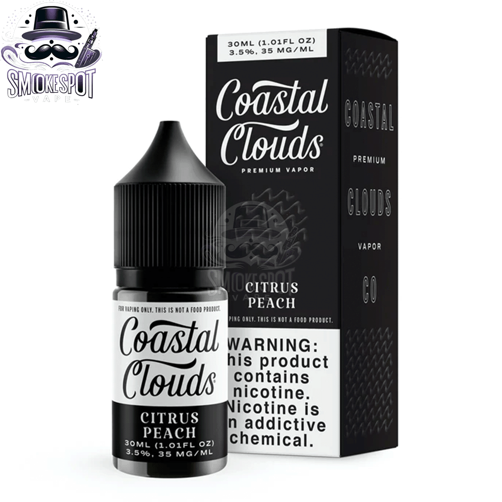 Citrus Peach 50MG Coastal Clouds 30ML - Citrus Peach 50MG Coastal Clouds 30ML - undefined - E-JUICE - smokespotvape.com