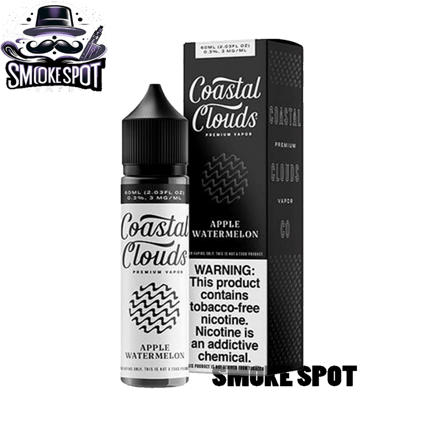 Apple Watermelon 6MG Coastal Clouds 60ML E-Juice Bottle