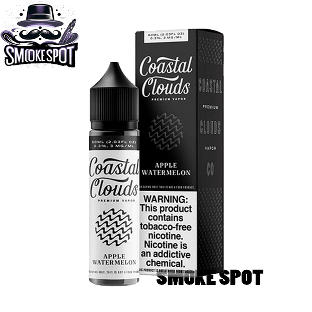 Apple Watermelon 6MG Coastal Clouds 60ML E-Juice Bottle