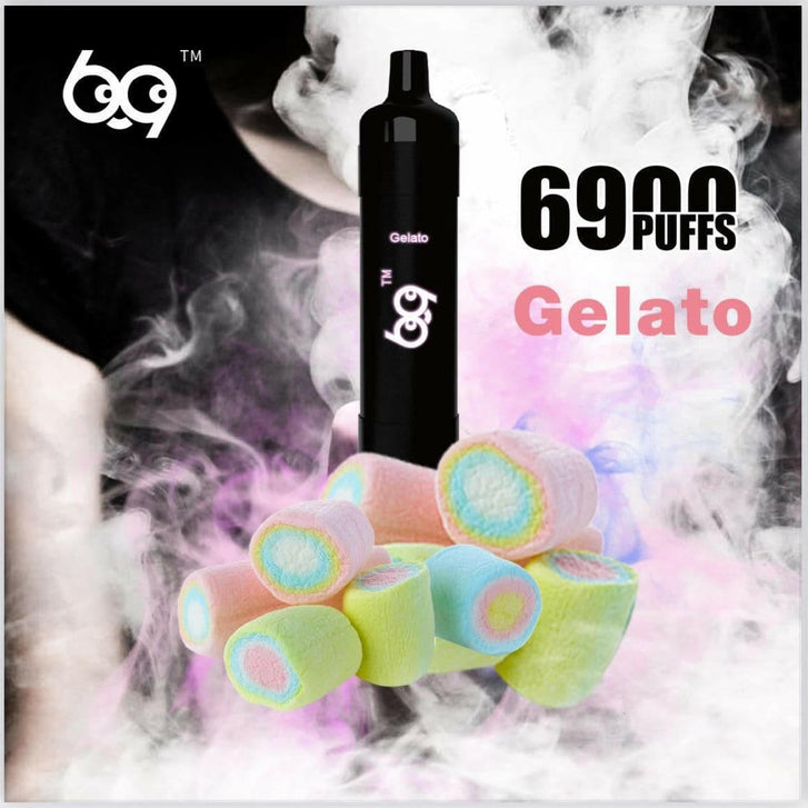 COOL 69 6900 PUFFS vape in packaging