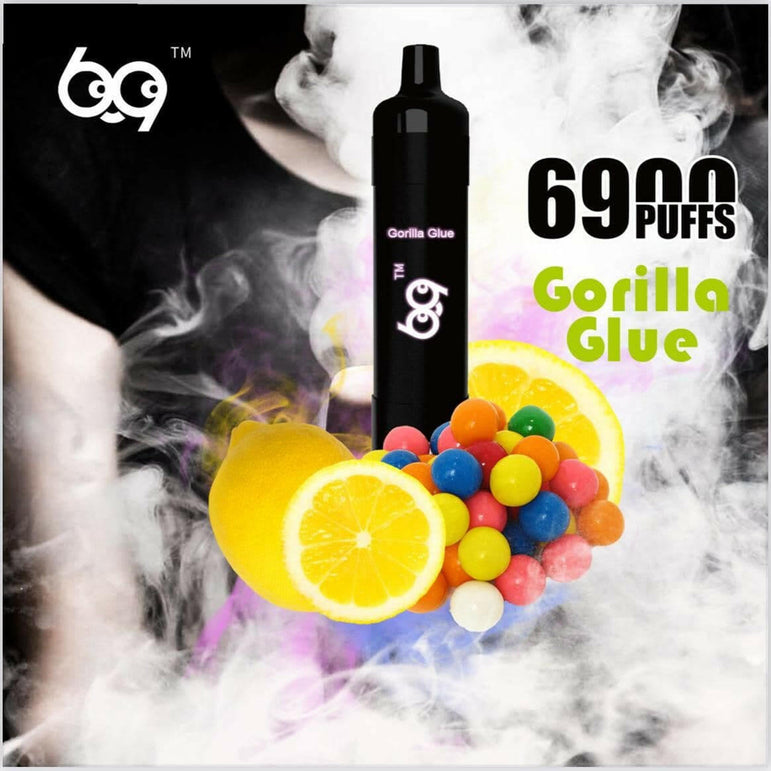 COOL 69 6900 PUFFS vape showcasing flavors