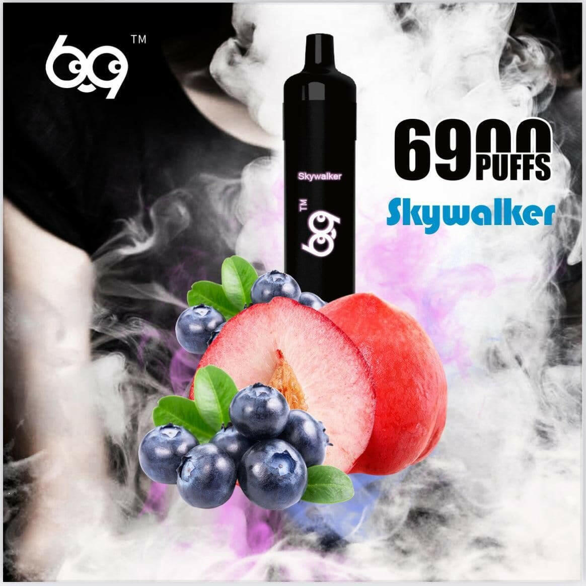 COOL 69 6900 PUFFS disposable vape device front view