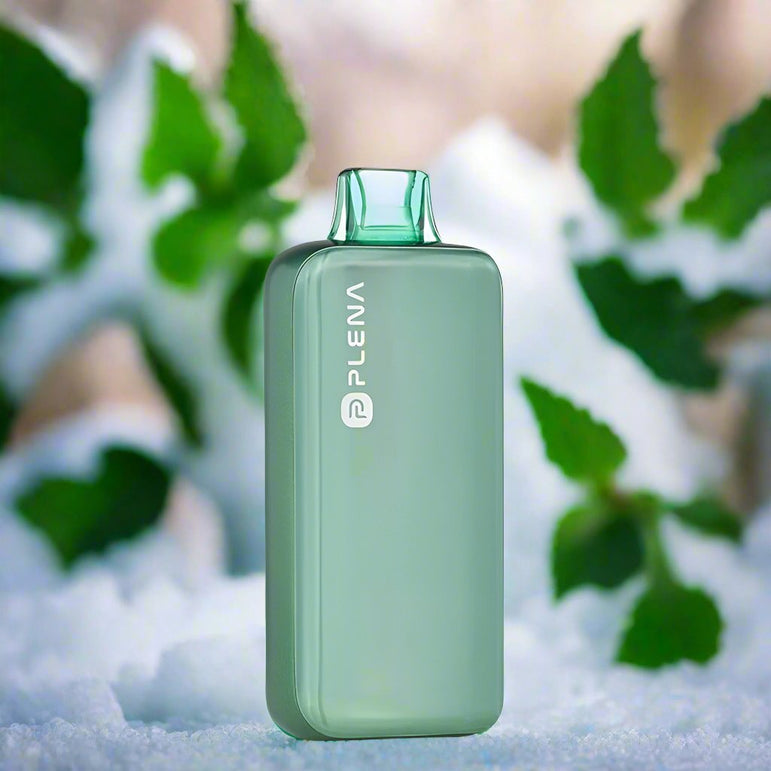 Cool Mint Plena 18K Disposable Vape with refreshing mint flavor