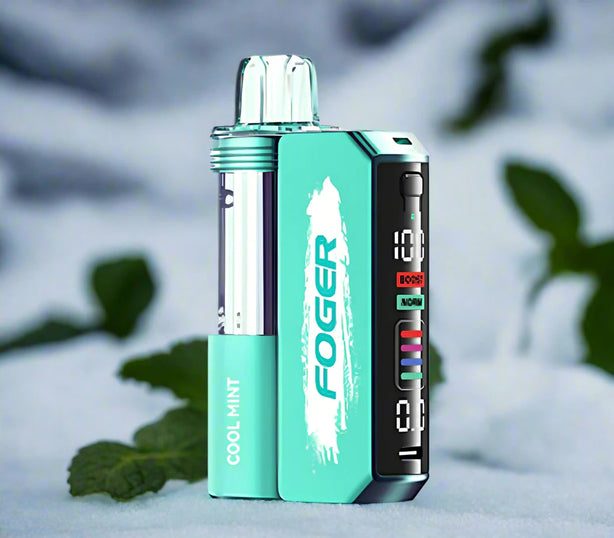 Foger Switch Pro Kit 30k Cool Mint disposable vape device with refreshing mint flavor