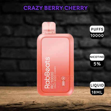 Crazy Berry Cherry Rabbeats RC10000 - Crazy Berry Cherry Rabbeats RC10000 - undefined - Tobacco - smokespotvape.com