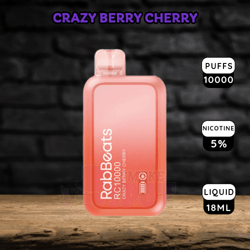Crazy Berry Cherry Rabbeats RC10000 Disposable Vape