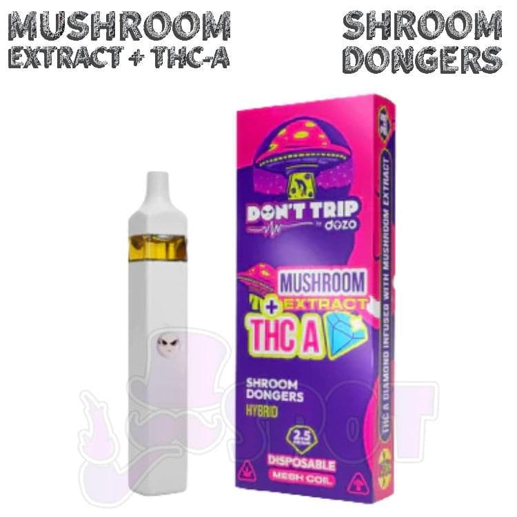 DON'T TRIP BY DOZO MUSHROOM EXTRACT + THC-A 2.5 GRAM DISPOSABLE - DON'T TRIP BY DOZO MUSHROOM EXTRACT + THC-A 2.5 GRAM DISPOSABLE - undefined - CBD - smokespotvape.com