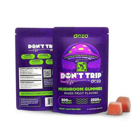 Dozo Don’t Trip Mushroom Gummies 2500mg - Dozo Don’t Trip Mushroom Gummies 2500mg - undefined - CBD - smokespotvape.com
