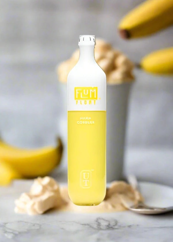 Nana Cobbler Flum Float 3000 Disposable Vape Device with Banana Cobbler Flavor
