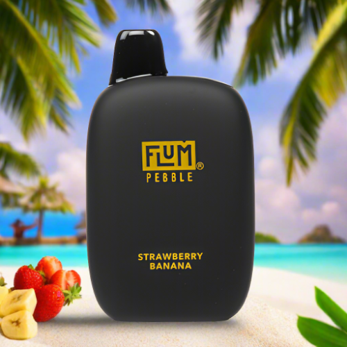 Flum Pebble 6k Strawberry Banana disposable vape
