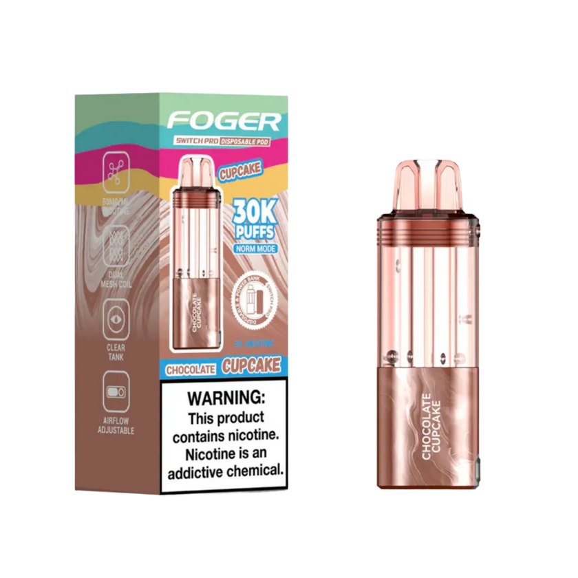 Foger Switch Pod Refill 30K in Hot Chocolate Flavor
