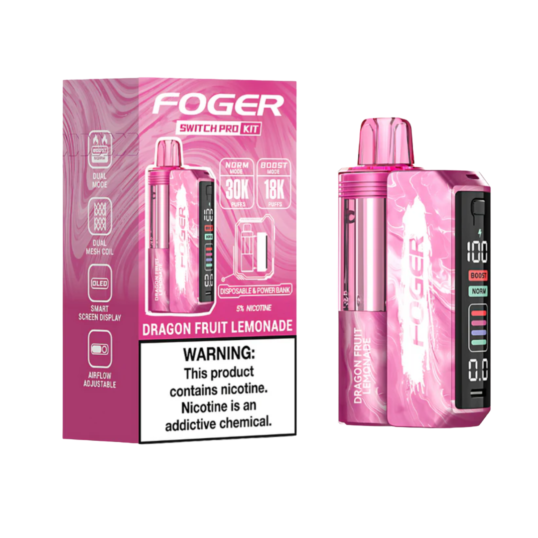 Foger Switch Pro Kit 30k Dragon Fruit Lemonade