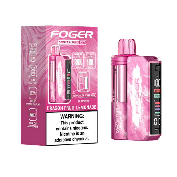 Foger Switch Pro Kit 30k Dragon Fruit Lemonade