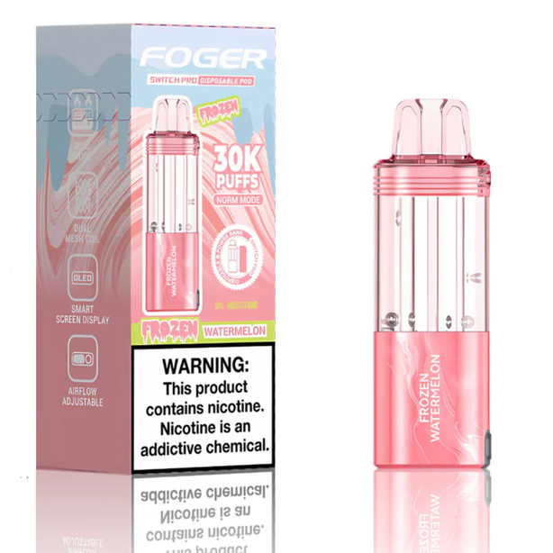 Foger Switch Pod Refill 30K Puffs Frozen Watermelon flavor packaging