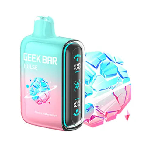 Geek Bar Pulse 15K Frozen Watermelon Disposable Vape Front View