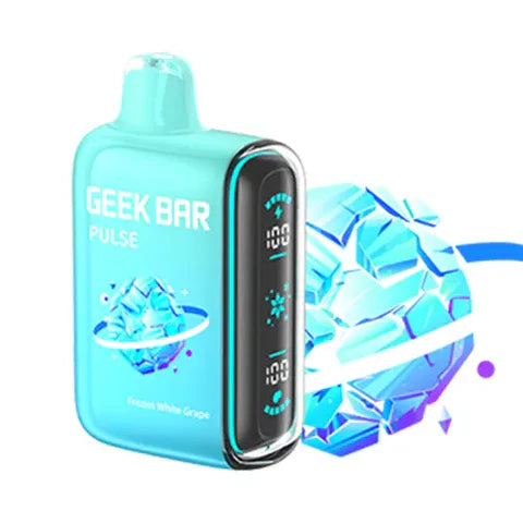 Geek Bar Pulse 15K Disposable Vape in Frozen White Grape Flavor