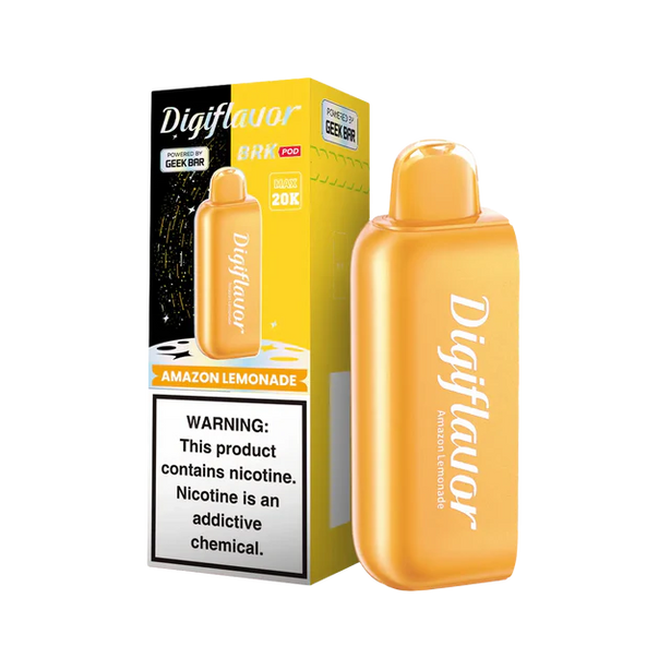 Digiflavor BRK 20k POD Amazon Lemonade Vape - 20,000 Puff Device
