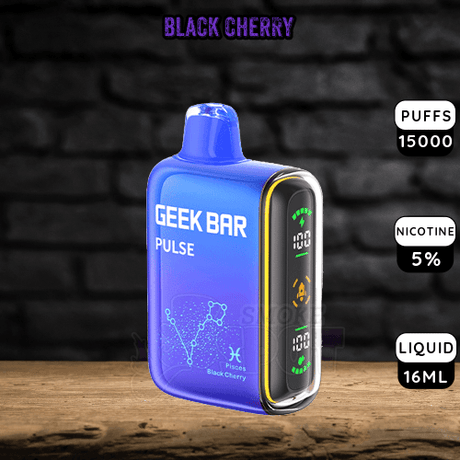 Geek Bar Pulse 15000 Puffs - Black Cherry - Geek Bar Pulse 15000 Puffs - Black Cherry - undefined - Tobacco - smokespotvape.com