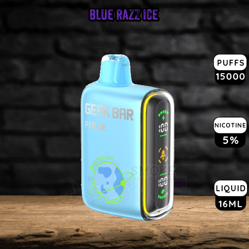 Geek Bar Pulse 15000 Puffs - Blue Razz Ice Vape – SSV