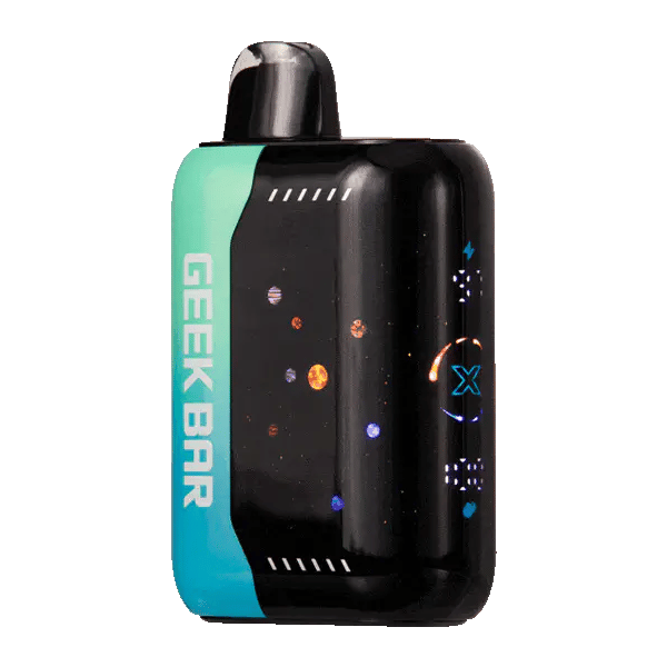 Geek Bar Pulse 25k Atl Mint Disposable Vape with USB-C Charging and Grape Blow Pop Flavor