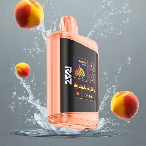 Raz DC25000 Georgia Peach Disposable Vape device with 25000 puffs capacity