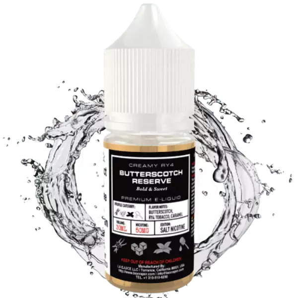 GLAS 30ML Salt Nic E-Juice Bottle with Crunchy Berry Flavor