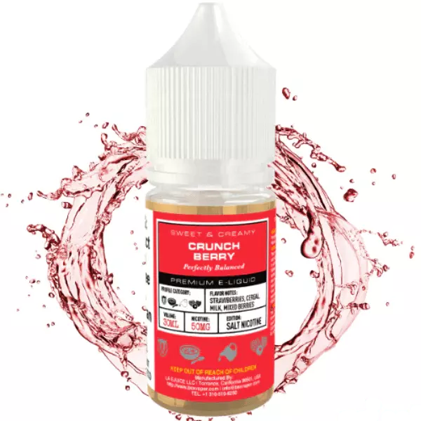 GLAS 30ML Salt Nic E-Juice Bottle with Mango Tango Flavor