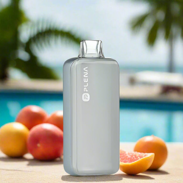Grapefruit Dew Plena 18K disposable vape with tangy grapefruit flavor and 18000 puffs