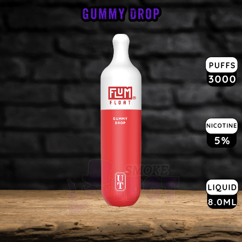 Gummy Drop Flum Float 3000 Disposable Vape with Sweet and Sour Gummy Candy Flavor