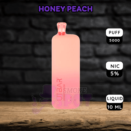 UT Bar 6000 Puffs - Honey Peach Flavor