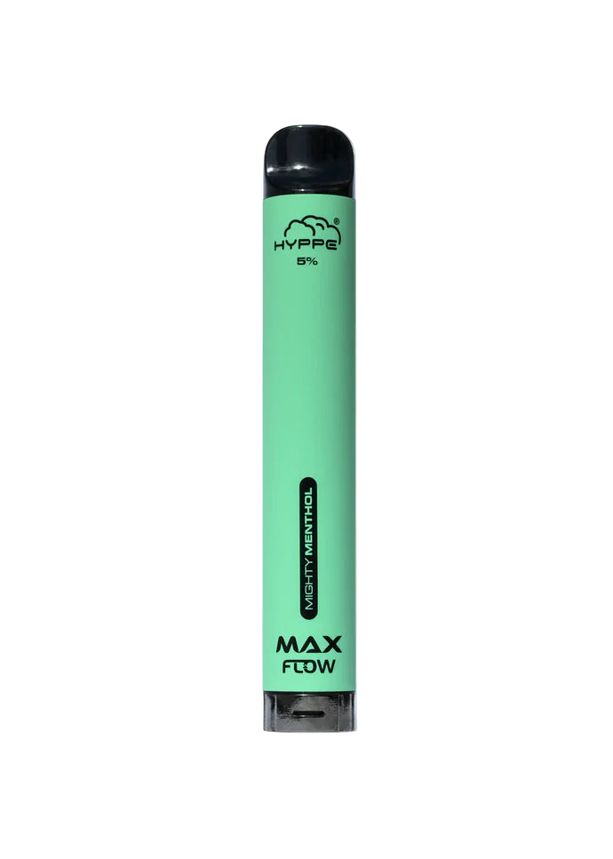 Hyppe Max Flow 2k Mighty Menthol 35mg disposable vape device with icy menthol flavor