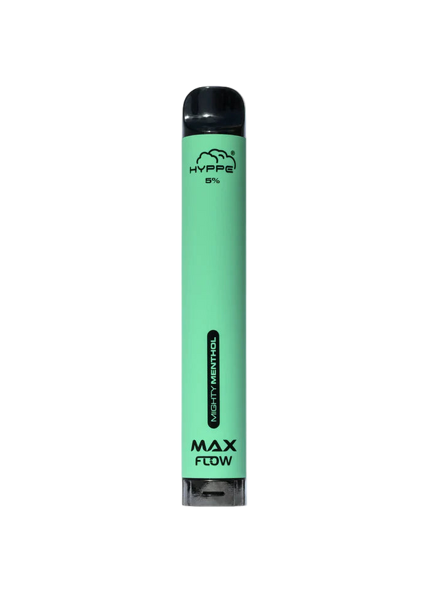 Hyppe Max Flow 2k Mighty Menthol 35mg disposable vape device with icy menthol flavor
