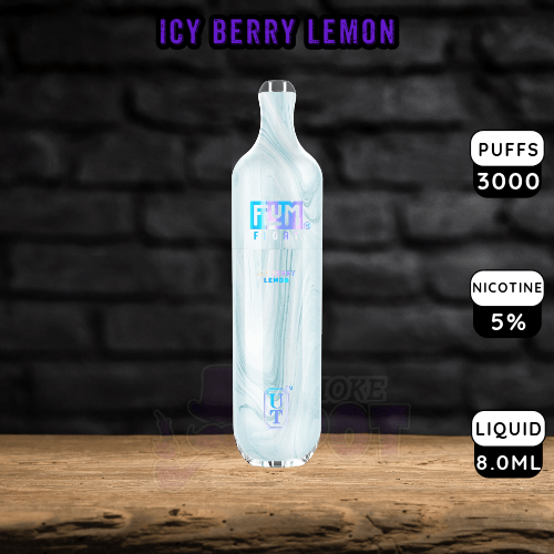 Icy Berry Lemon Flum Float 3000 Disposable Vape with 5% Salt Nicotine - Smoke Spot Vape