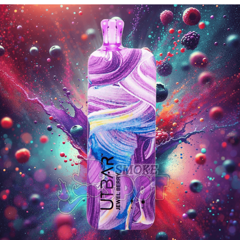 Jewel Berry UT Bar 6000 Disposable Vape with 6000 Puffs and Berry Flavor