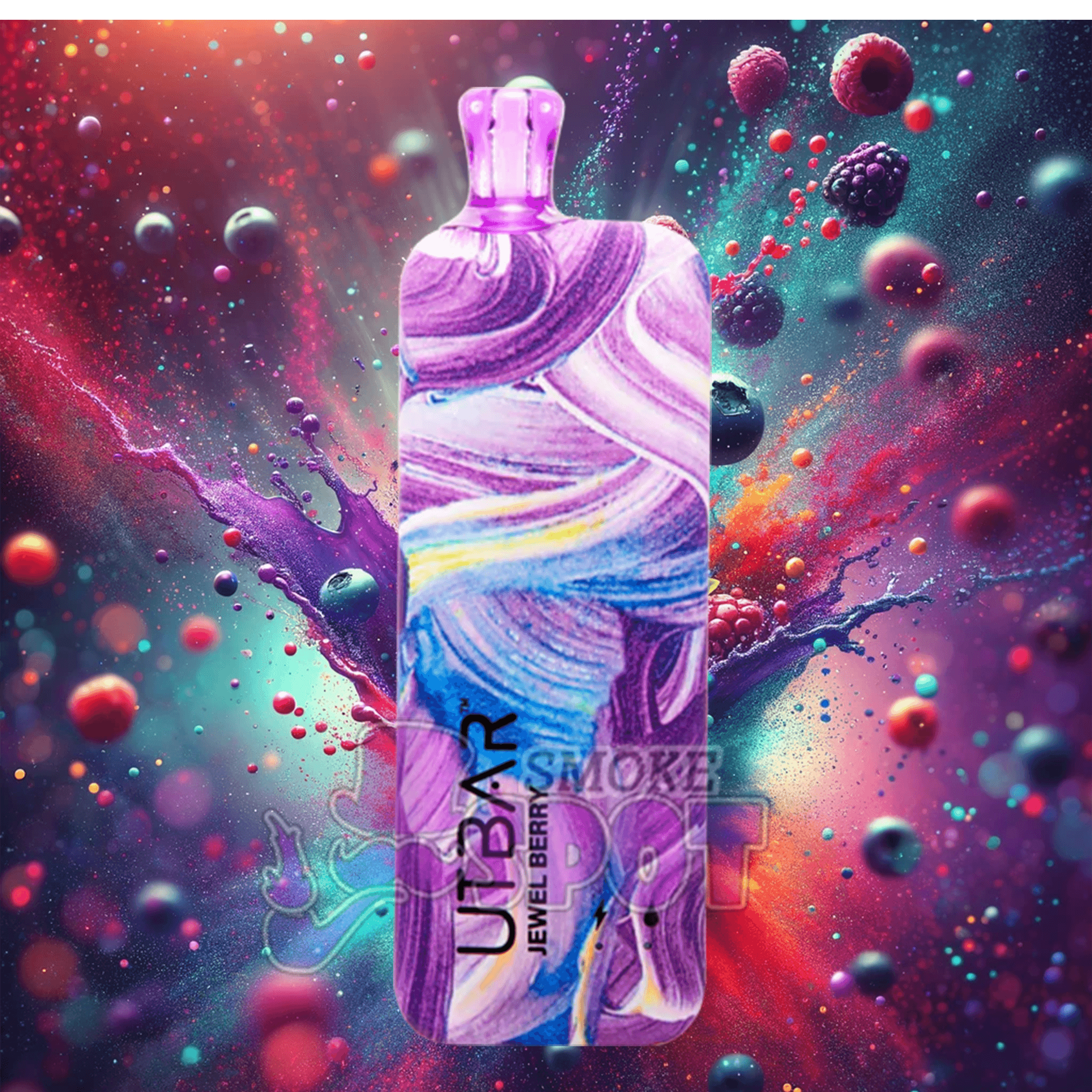 Jewel Berry UT Bar 6000 Disposable Vape with 6000 Puffs and Berry Flavor