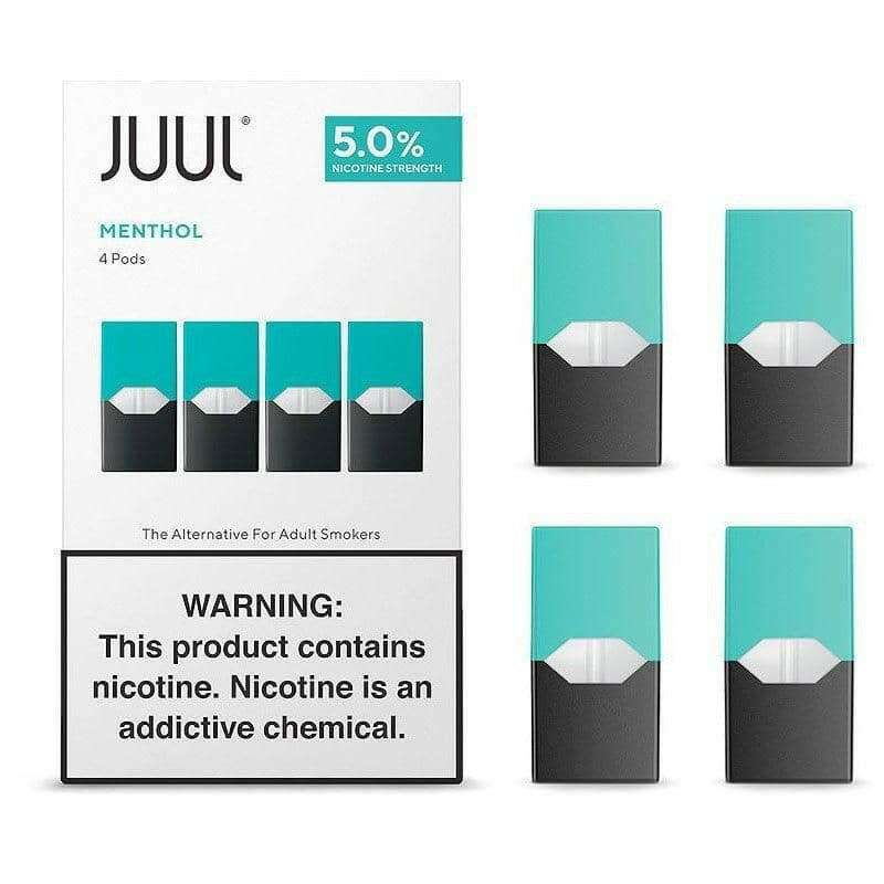 Juul menthol pods 4 pack 5 % nicotine - Juul menthol pods 4 pack 5 % nicotine - undefined - Closed System - smokespotvape.com