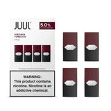 Juul virginia tobacco Pods 4 Pack 5% nicotine