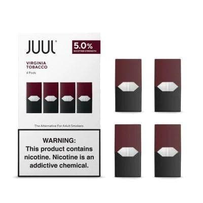 Juul virginia tobacco Pods 4 Pack 5% nicotine - Juul virginia tobacco Pods 4 Pack 5% nicotine - undefined - Closed System - smokespotvape.com