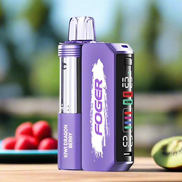 Foger Switch Pro Kit 30k Kiwi Dragon Berry disposable vape device with tropical fruit flavor