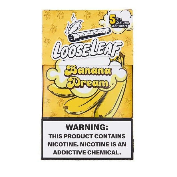 LOOSE LEAF pre-cut tobacco leaves Banana Dream flavor - fresh tobacco wraps