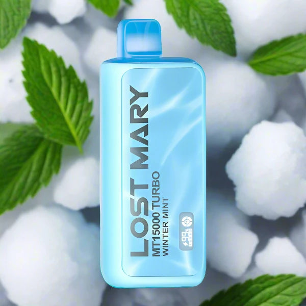Lost Mary MT 15000 Turbo Winter Mint Disposable Vape with 15,000 puffs