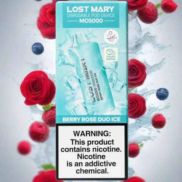 Berry Rose Duo Ice Lost Mary MO5000 Disposable Vape