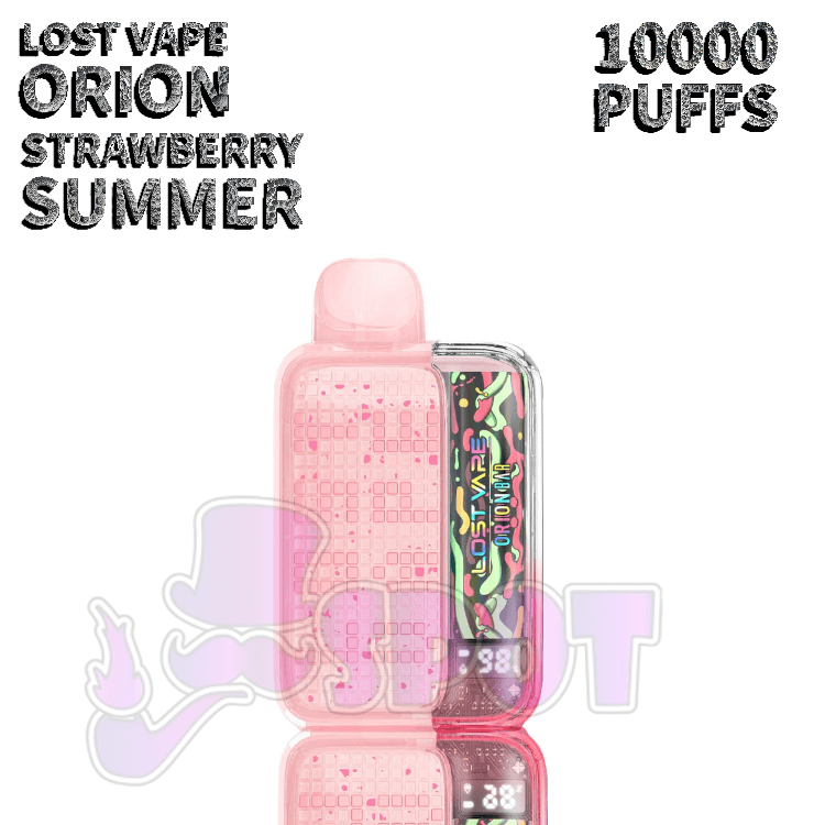 Lost Vape Orion Bar 10000 vape device with flavor label