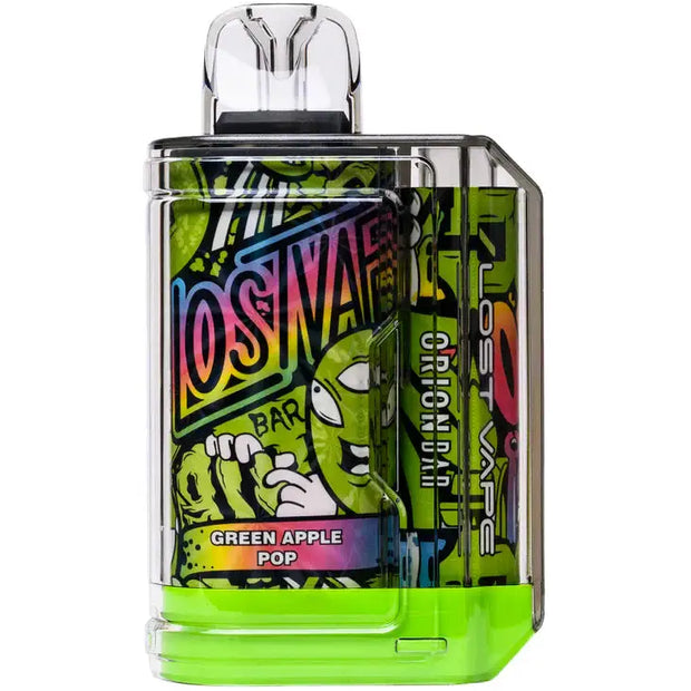 Green Apple Pop Orion Bar Lost Vape 7.5K Disposable Vape Device
