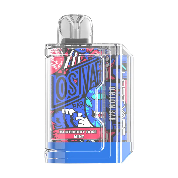 Blueberry Rose Mint Orion Bar Lost Vape 7.5K Disposable Vape - Unique Blend